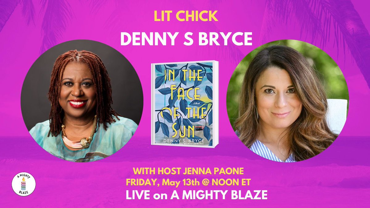 Looking for a book filled whipsmart women, lots of glamour and a little danger, too? <a href="/DennySBryce/">Denny S. Bryce THE TRIAL OF MRS. RHINELANDER 7.23</a> new release IN THE FACE OF THE SUN has you covered - join us FRI 5/13 at 12pm ET on <a href="/AMIGHTYBLAZE/">A MIGHTY BLAZE 📚🕯🔥</a> to chat about her dazzling new novel