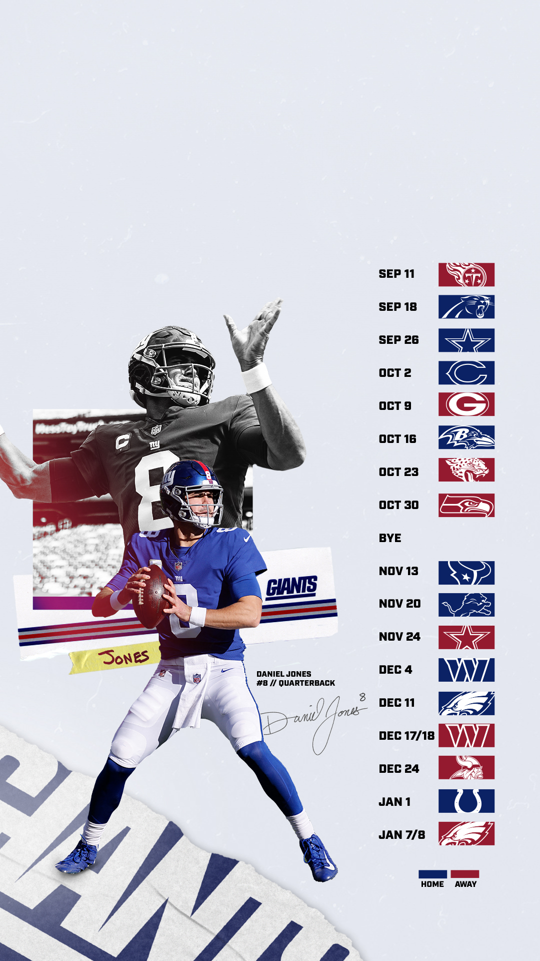 ny giants calendar