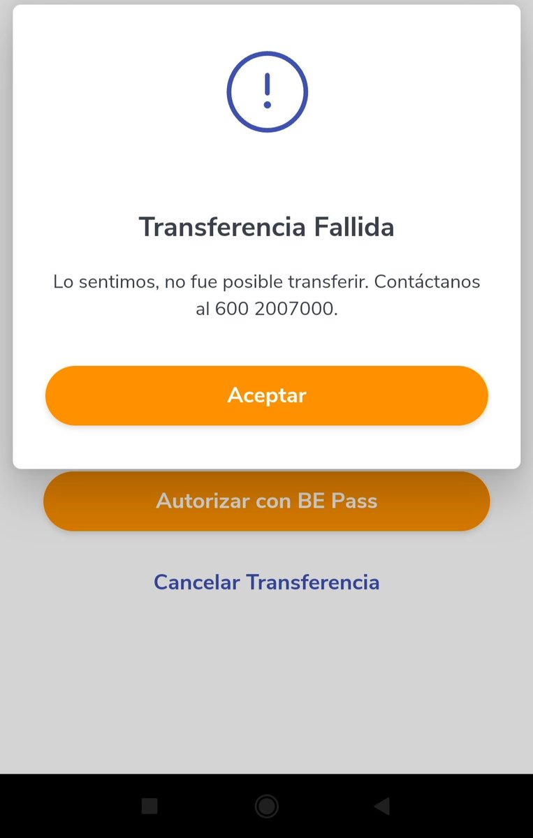 zendo_a's tweet photo. @BancoEstado ¿ Porque ocurre esto al tratar de transferir? Lleva meses así la cuenta de un familiar. https://t.co/G9lgLErkuP
