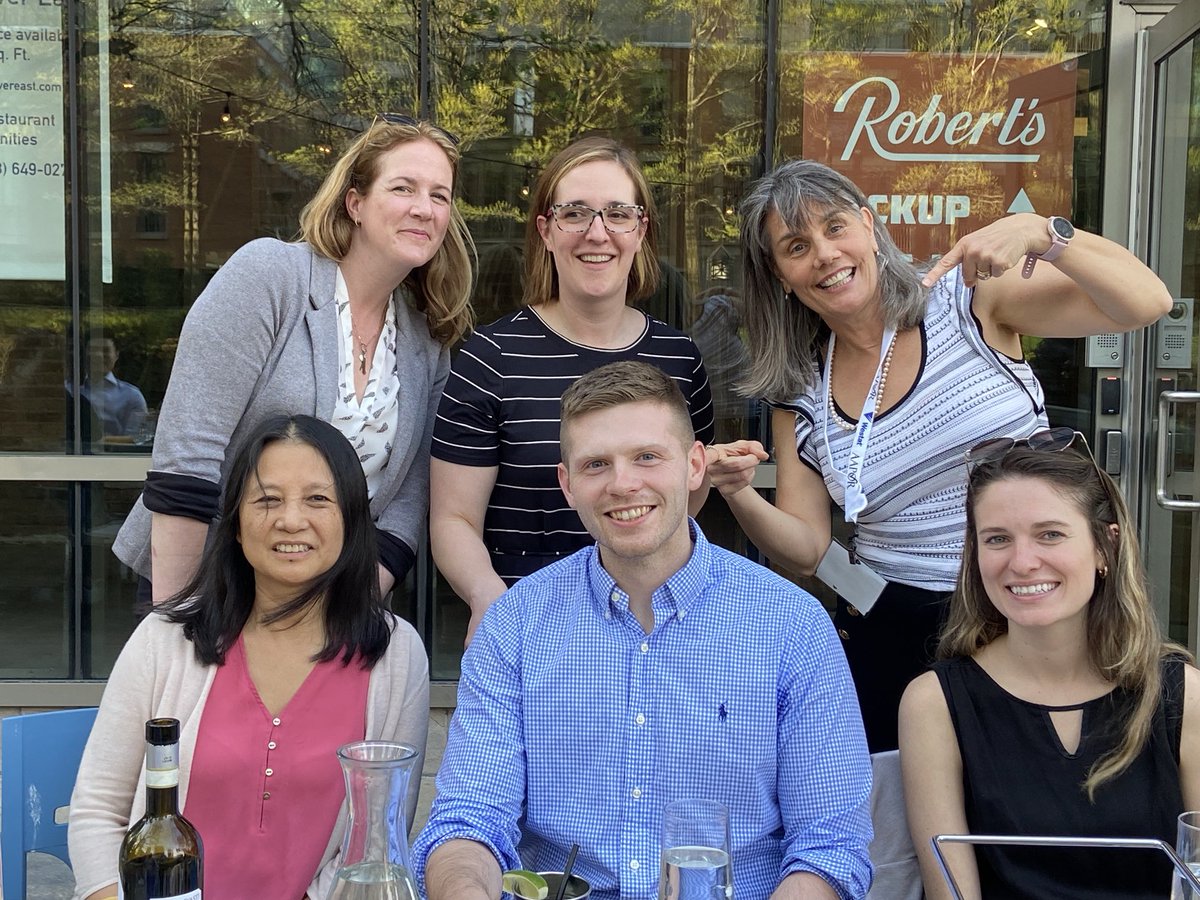 jconjazz's tweet photo. Hanging in Chicago with my ⁦@MathematicaNow⁩ colleagues, including ⁦@AAPOR⁩  Bud Roper award award winner Alex Hollister! #AAPOR22 https://t.co/uCZz4C5BuL