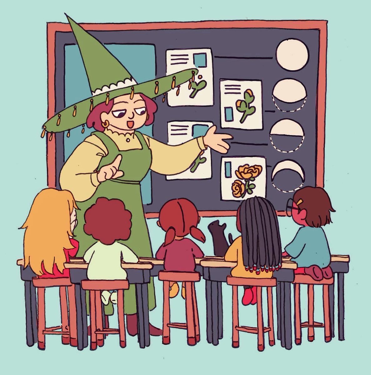 stopmoco's tweet photo. magic lessons with the witch of the woods ⚡️ https://t.co/0FAxILH5lF