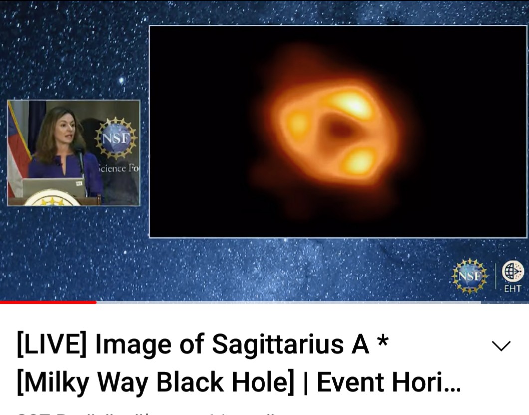 Galaksimizin karadeliğinin güncel fotoları paylaşılmış, #EHT #EHTblackhole idolüm Feryal Özer de araştırma ekibiyle canlı yayındaydı. Son güncel fotolarda Sagittarius A donut'a benzetildi