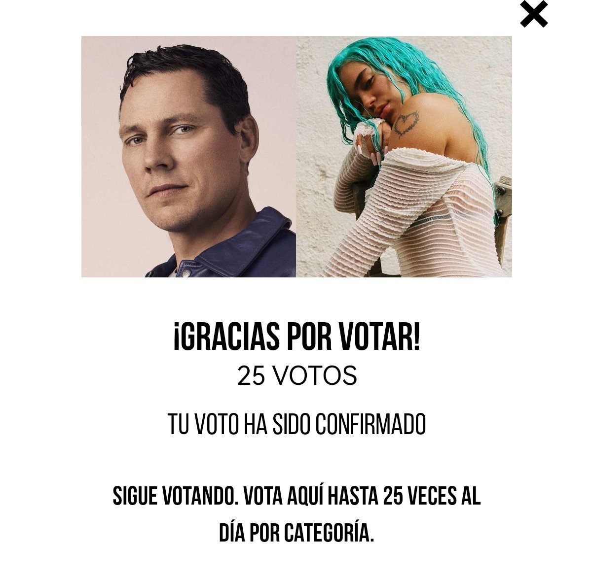 THEBLACKPRINCCE's tweet photo. En todas las categorías votando por la reyna  @karolg https://t.co/yXhQtN6c3v