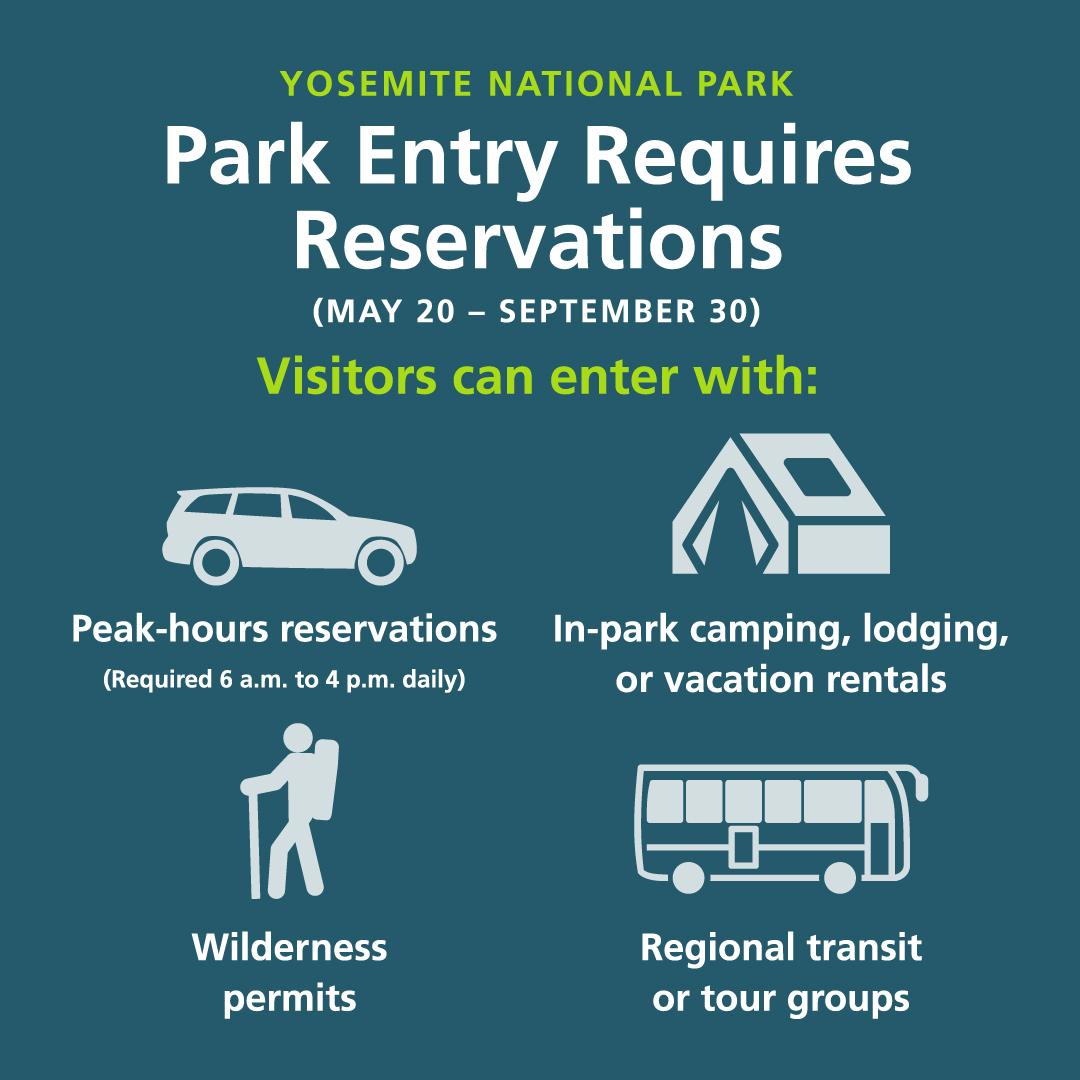 Yosemite National Park on Twitter "Reservations are required to drive