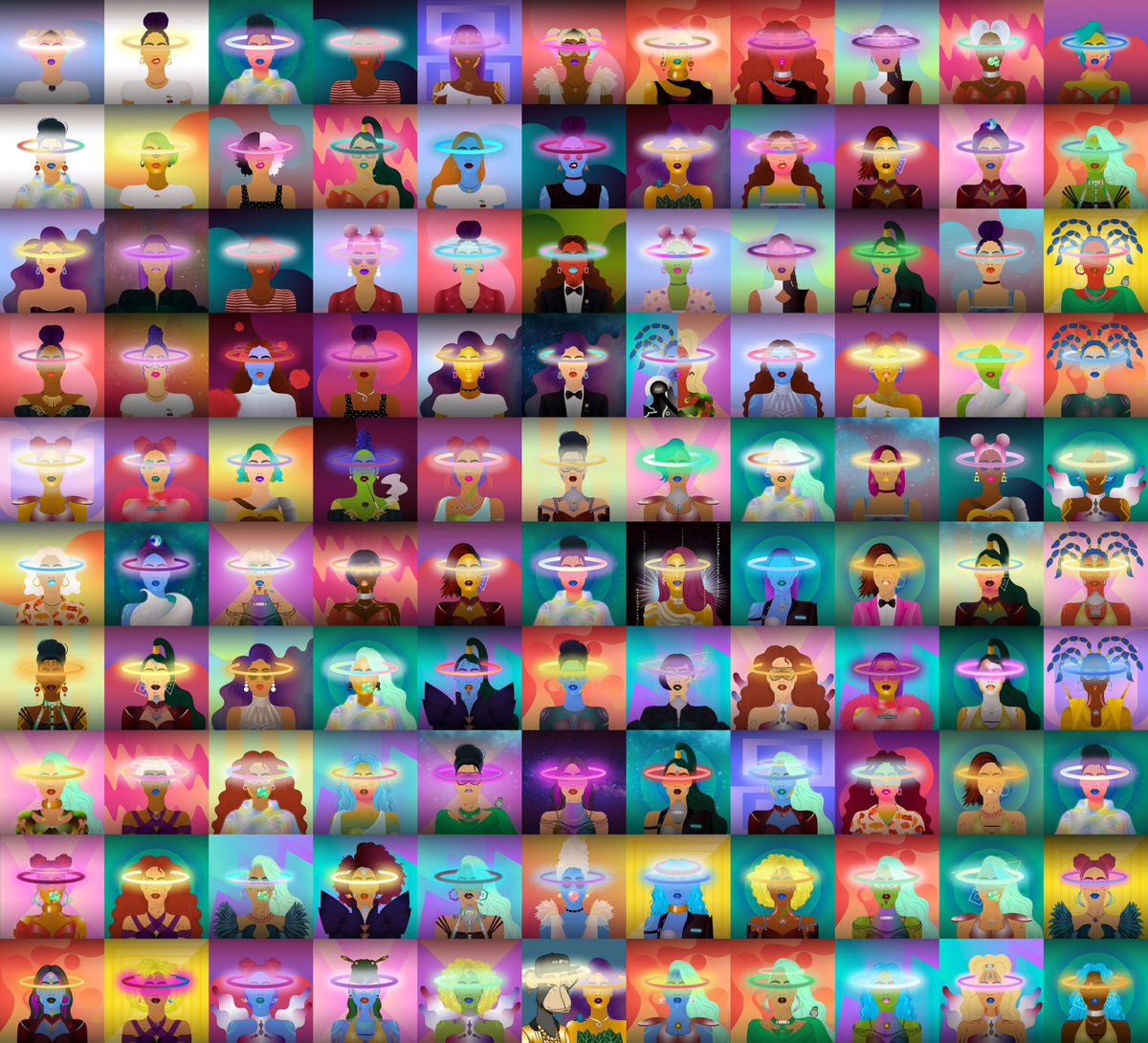 Benblenner's tweet photo. The story behind Guardians of the WoW Galaxy.. ✨💫
@worldofwomennft 

A thread, with pictures! 🧵 https://t.co/D9vZt87KVL