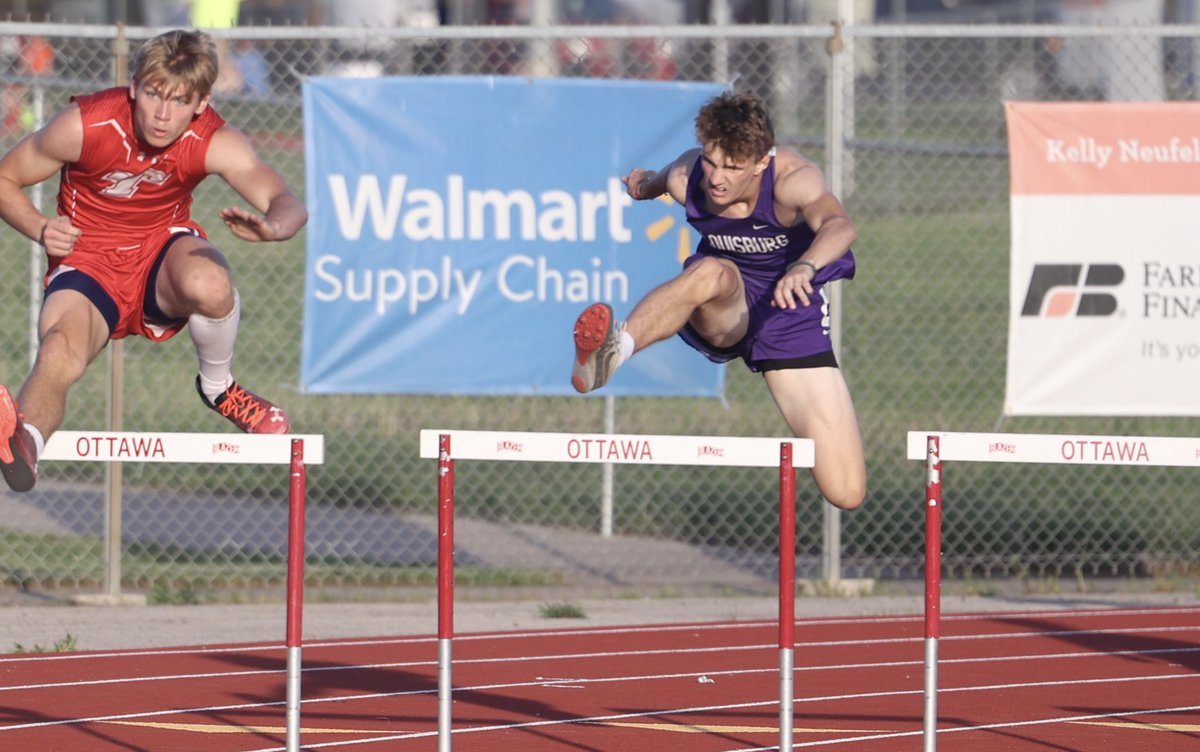 andysportscribe's tweet photo. Tom Koontz sweeps the hurdles as he wins the league title in the 300 with a time of 39.39 seconds. Congrats Tom! https://t.co/M4zyiOQxFz
