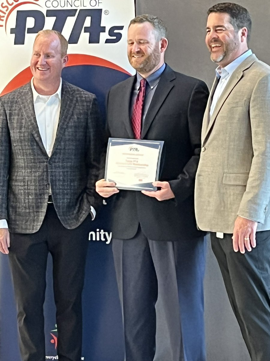 Super proud of <a href="/GriffinMSGators/">Griffin MS</a> teacher, Coach Fortenberry for receiving the PTA Lifetime Award. <a href="/Griffin_PTA/">Griffin Middle PTA</a> <a href="/FriscoPTA/">FISD Council of PTAs</a>