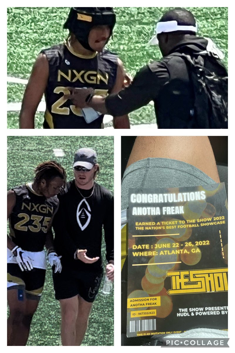 Great work @TheSHOWByNXGN showcase💪🏽 Appreciate the tips from the coaches 👀you in June  <a href="/coachstephens56/">Franklin Stephens</a> <a href="/georgiadeac10/">Coach KP</a> <a href="/McEachernFtball/">McEachern Football</a> @jhadnottFBU  <a href="/DemetricDWarren/">Demetric D. Warren</a> <a href="/RivalsCamp/">Rivals Camp Series</a> <a href="/247Sports/">247Sports</a> @Mansell247