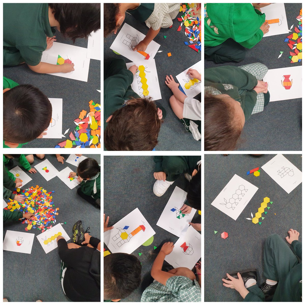 KPT had so much fun matching shapes to make pictures of animals <a href="/melindateaches1/">Melinda Phan</a> <a href="/IngleburnPs/">Ingleburn PS</a>