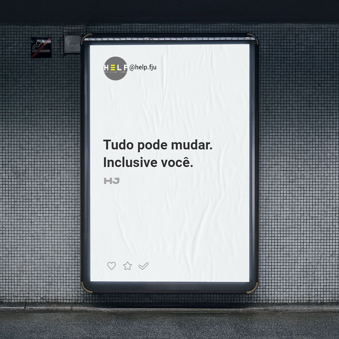 help_fju's tweet image. Você sabe quando a mudança realmente acontece? Quando você toma a decisão de querer fazer tudo diferente. Constantemente ocorre mudanças, mas comece com a simples atitude de dizer: eu quero mudar.

#fju #depressao #suicidio #nss