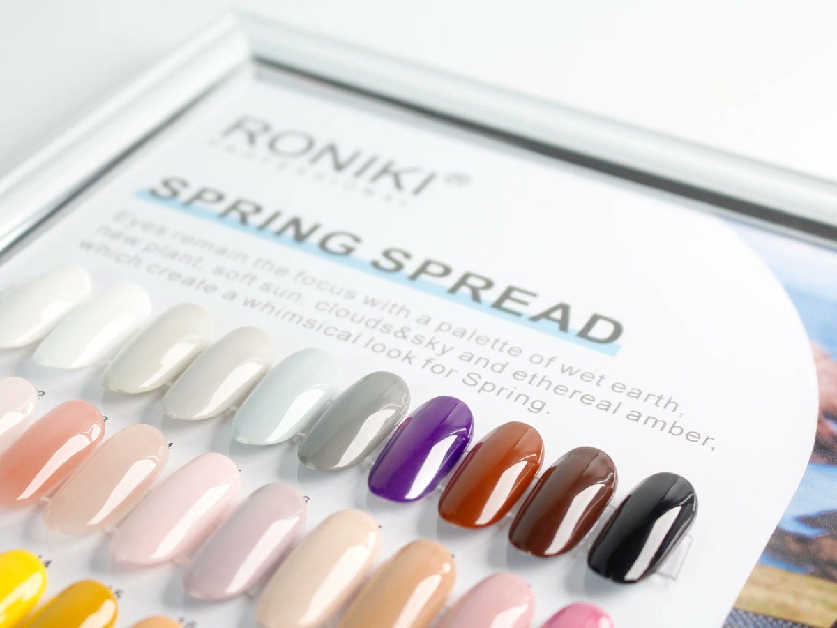RonikiLtd's tweet image. RONIKI new color collection is released with 60 featured shades of opaque plain colors and glitter colors. One layer color with rich pigmentation would be easy for application as the self-leveling. 
buff.ly/2MKiYcH
#NailGel, #UvGel, #LedGel, #GelPolish, #CatEyeGel