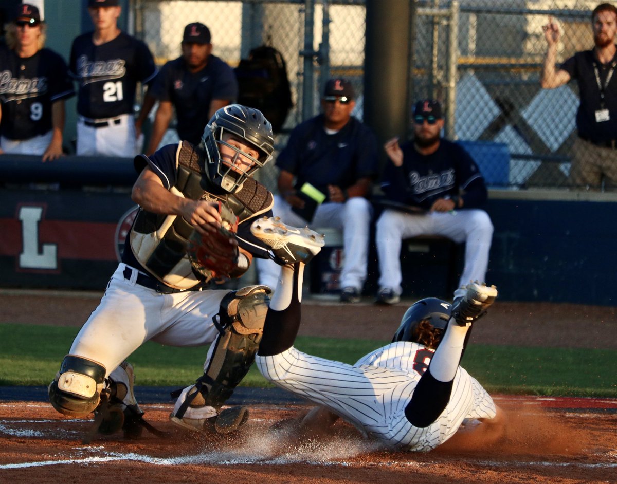 TylerTyre's tweet photo. Ty Dagley @dagley_ty takes things into his own hands to get Tompkins on the board in the second with a single and a steal of home plate. 
1-0 Falcons heading to the third. https://t.co/vj0doJmkBd