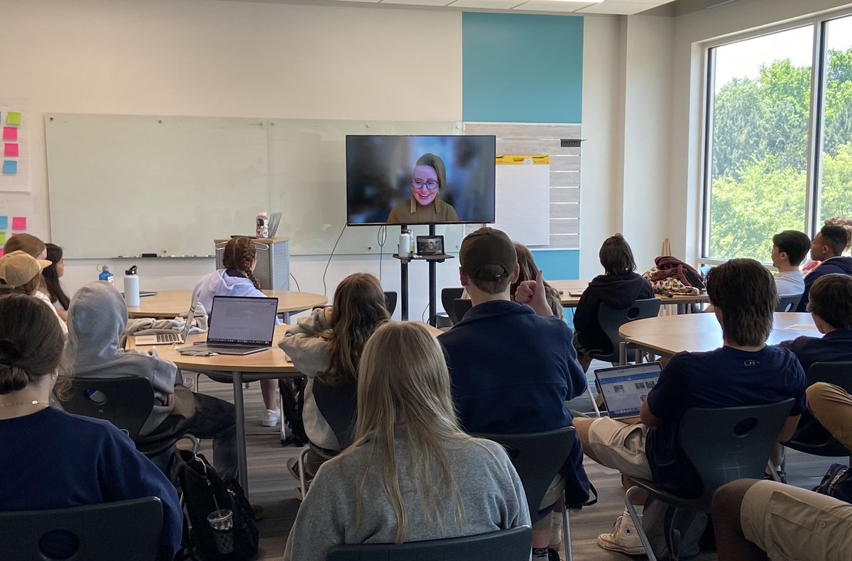 our_ms_brooks's tweet photo. @ga_googer and I were honored to have Thanatologist @coleimperi as a guest speaker in Macabre Lit today! She shared her thoughts on death &amp; dying practices, staying grounded through loss, and how to see grief as a gift. Learn more: https://t.co/STmzs3z1b6 https://t.co/7MhCIHKETL