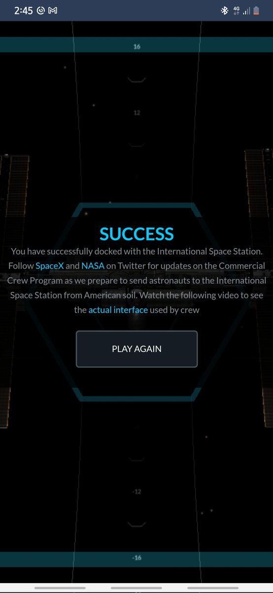 I did it!!!!!
#ISS
<a href="/SpaceX/">SpaceX</a> <a href="/SpaceX_Esp/">SpaceX Español (No oficial)</a> lo logré <a href="/ISS_Research/">ISS_Research</a>