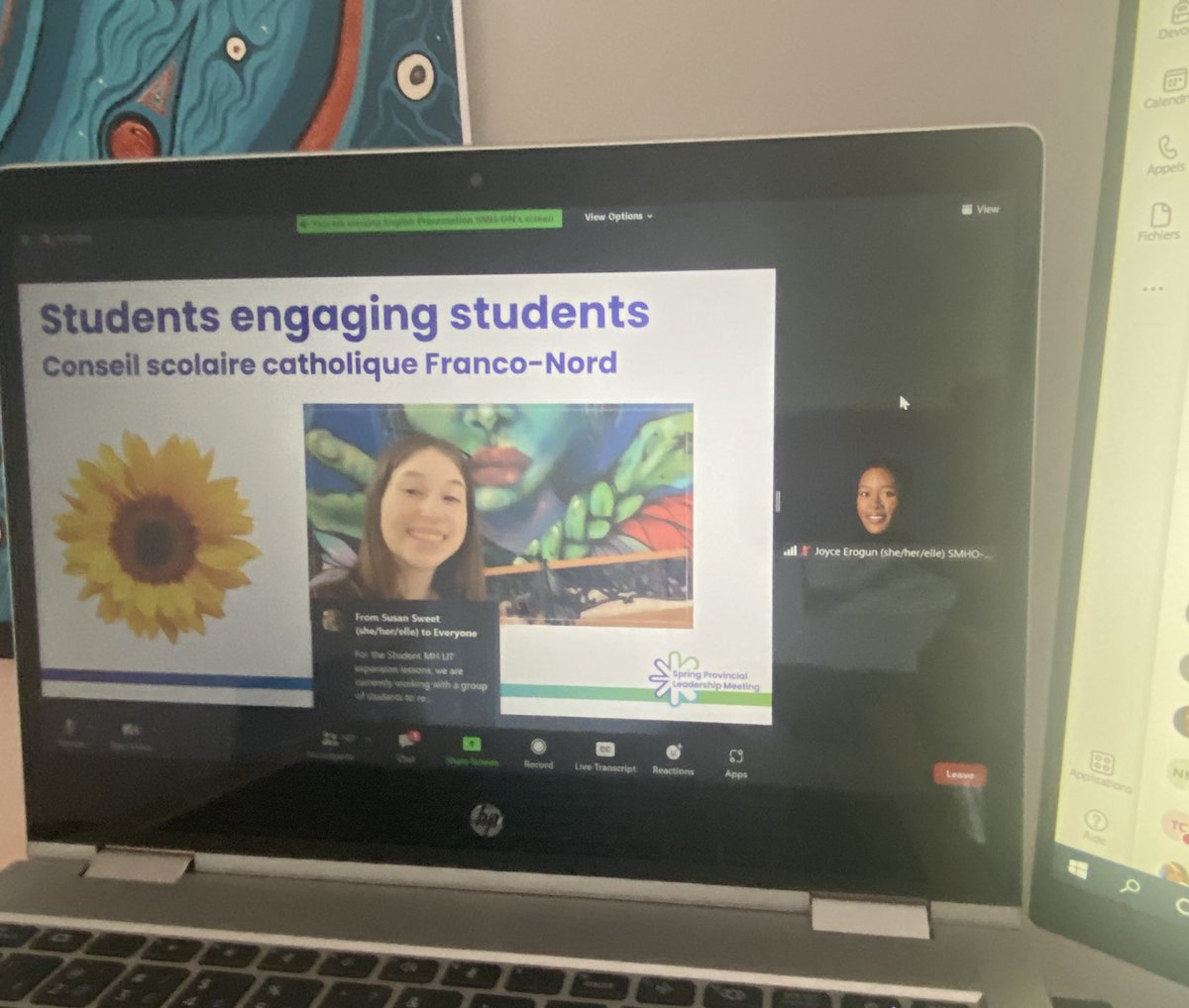 Une rencontre provinciale chargée d’informations qui portent à réflexion. Merci <a href="/SMHO_SMSO/">School Mental Health Ontario</a> de partager notre vidéo de lancement d’un concours qui a eu lieu lors de la #semainedelasantémentale, préparé par des élèves de @ESCAlgonquin au @CSCFrancoNord #CSCFNsantémentalepositive