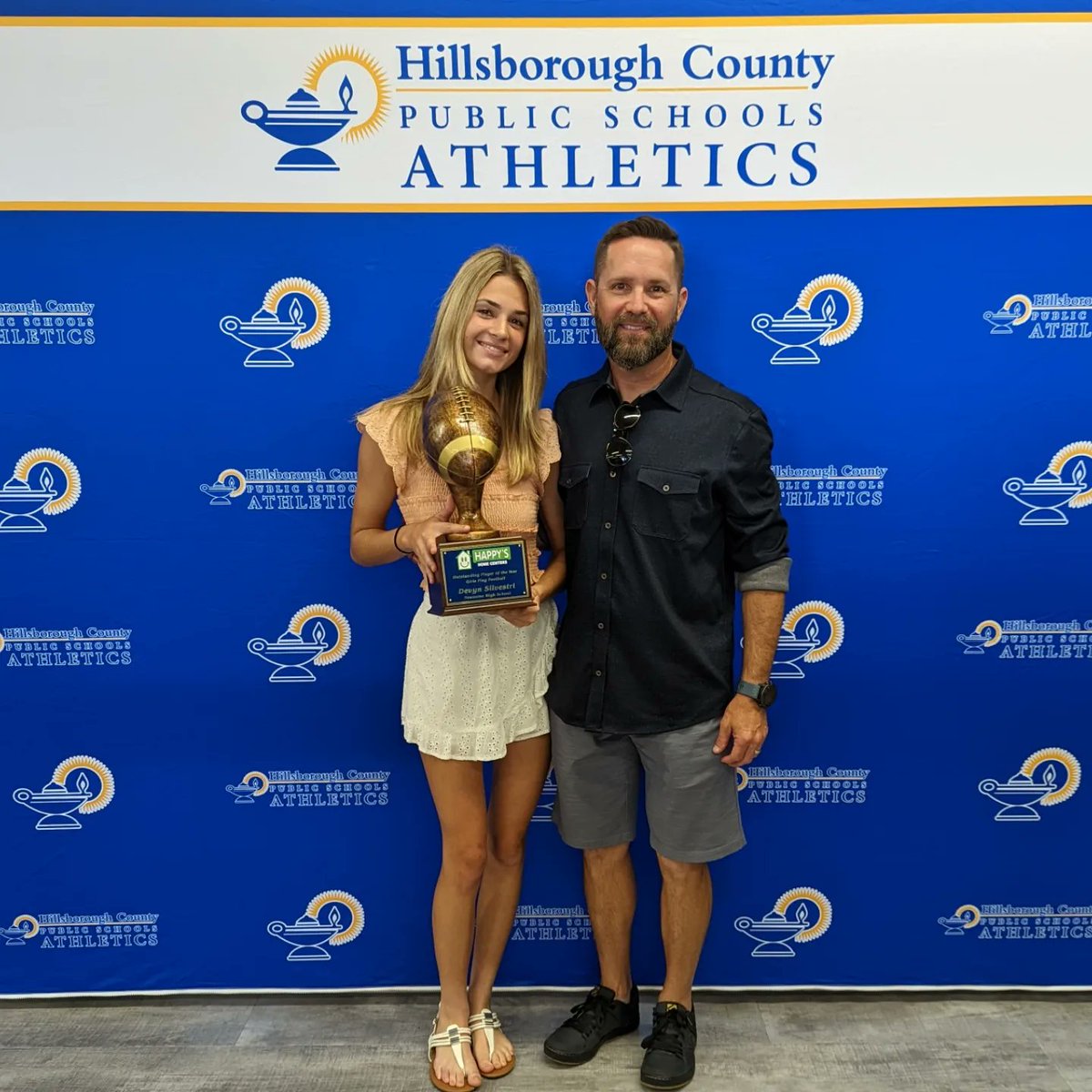 Congratulations to <a href="/DevynSil/">Devyn</a> for being honored as Hillsborough County Flag Football Player of the Year!  Another tremendous season and a phenomenal high school career!  You have left a legacy on our program, Devyn!

<a href="/HCPSAthletics/">HCPS Athletics</a>