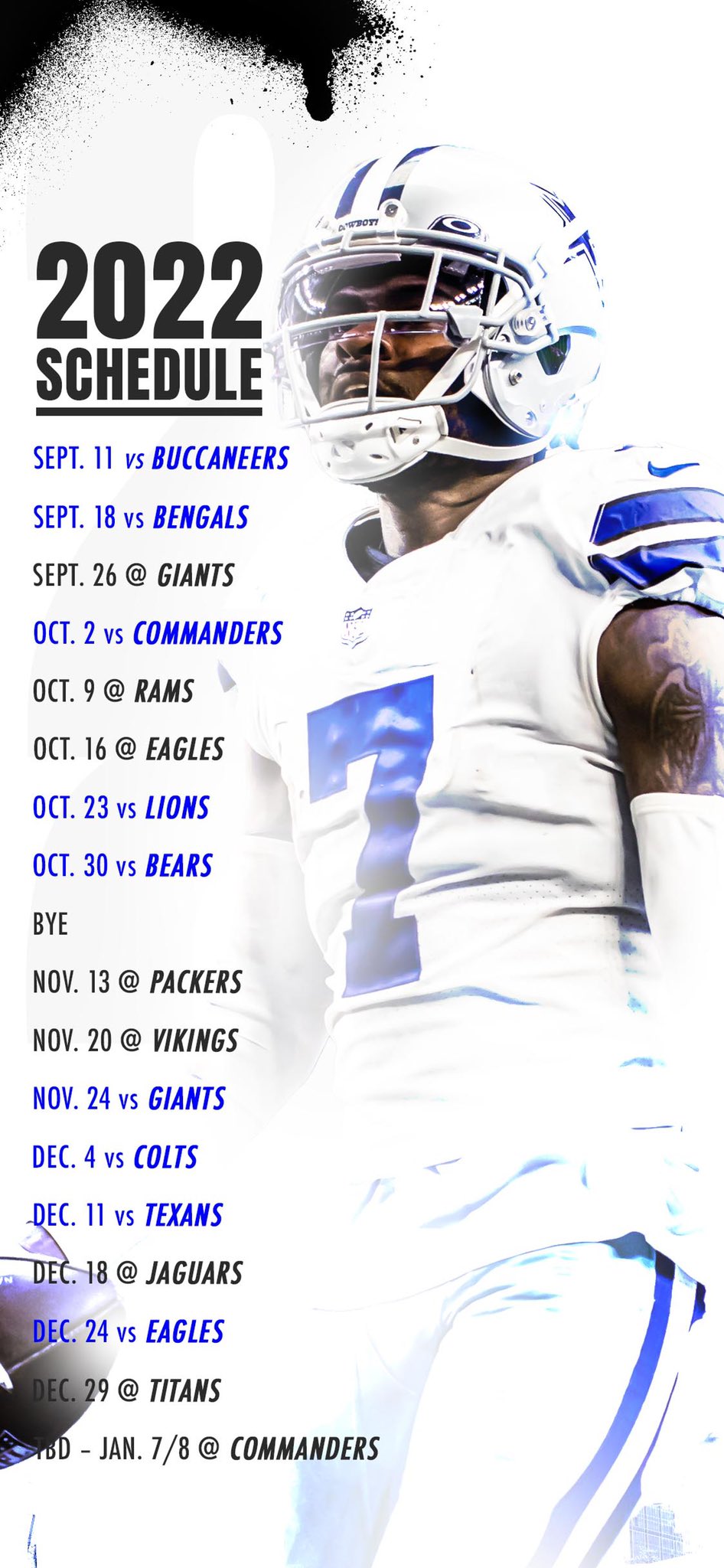 dallas cowboys football schedule