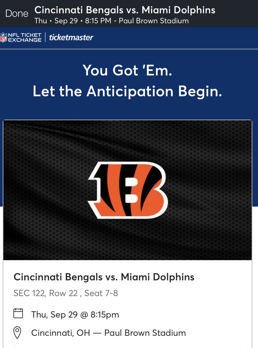Bengals Phins prime time 😈 #WhoDey