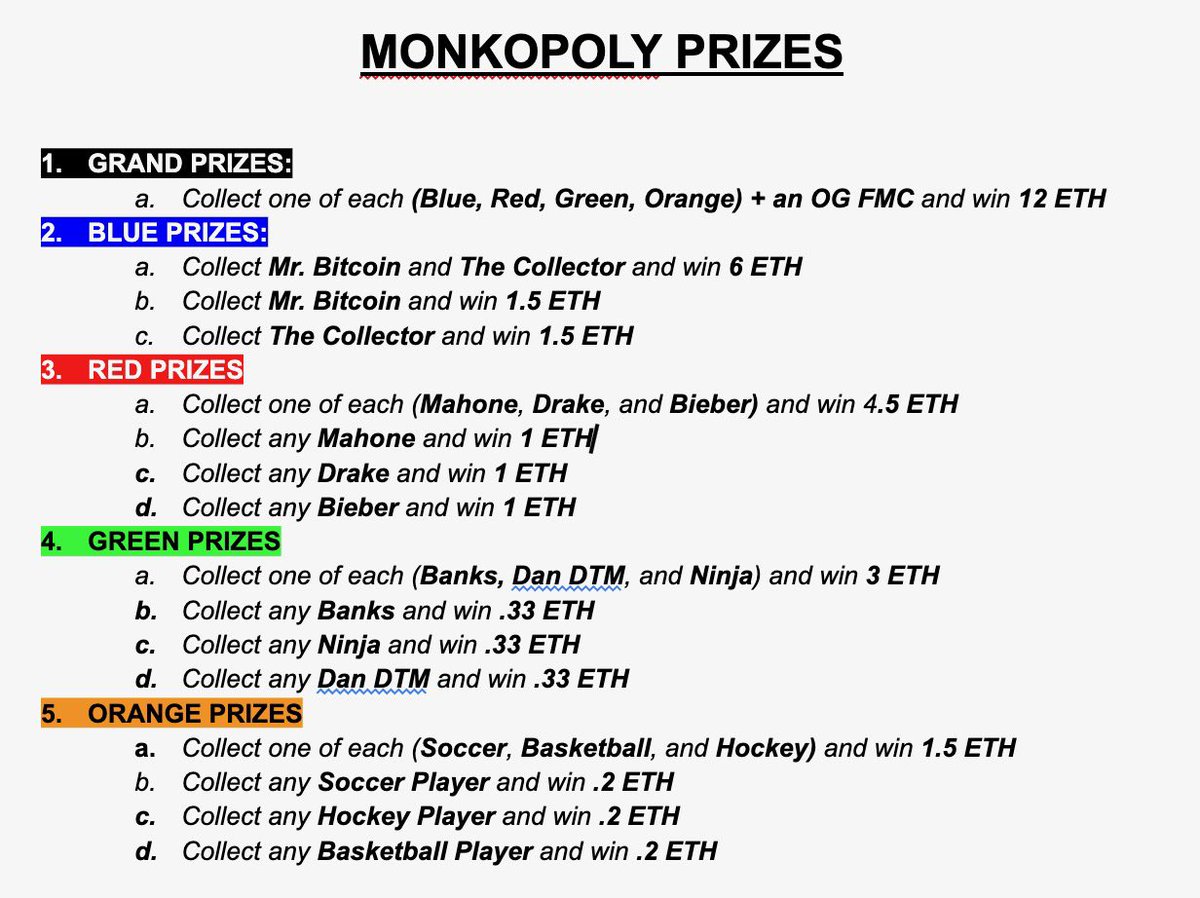 fmcnft's tweet photo. Here’s a sneak peek from our monkopoly game...hope you guys are ready for what’s about to happen.

#nft #NFTCommunity #NFTGiveaway #NFTdrop #NFTProjects #NFTCollection #NFTProjects https://t.co/6OXqZtUE26