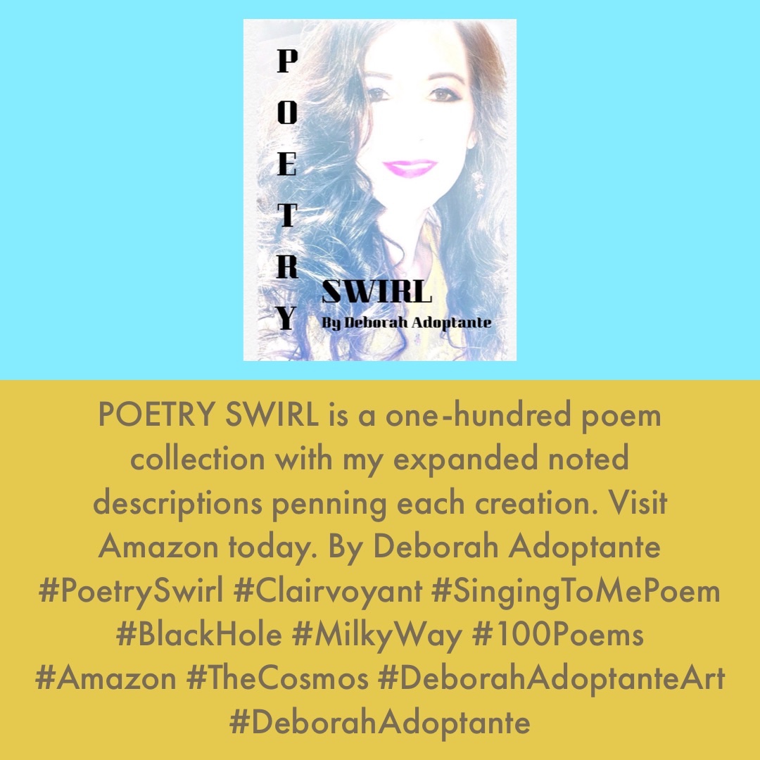 AdoptanteL's tweet photo. So exciting of #SagittariusA*. 
I wrote my “Singing to Me Poem” and others of #BlackHole in the #MilkyWayGalaxy in book: #PoetrySwirl #IHopeYouSay #IHopeYouKnow #NotedPoet #Amazon #TheCosmos #Constellations #Astrology #Clairvoyant #FixedStars #Author #DeborahAdoptante ©12May2022 https://t.co/1YxWLcHWP6
