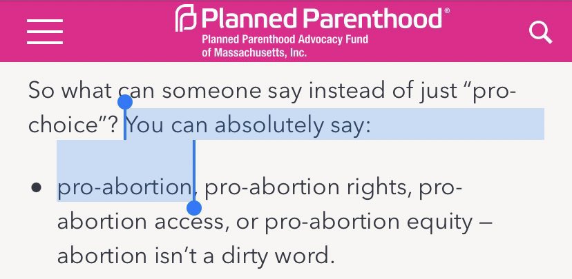 gloria_purvis's tweet photo. Planned Parenthood reveals what they valued all along. They are telling their supporters to deal w that reality and get in line. Planned Parenthood is telling everyone they are not pro-choice but pro-abortion and calling oneself pro-choice is problematic. https://t.co/2rgnpYlAxx