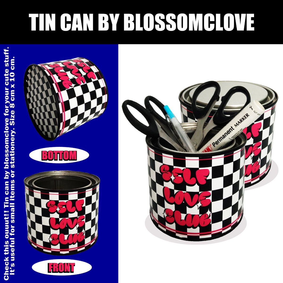 Tin can for your cute stuff🎀