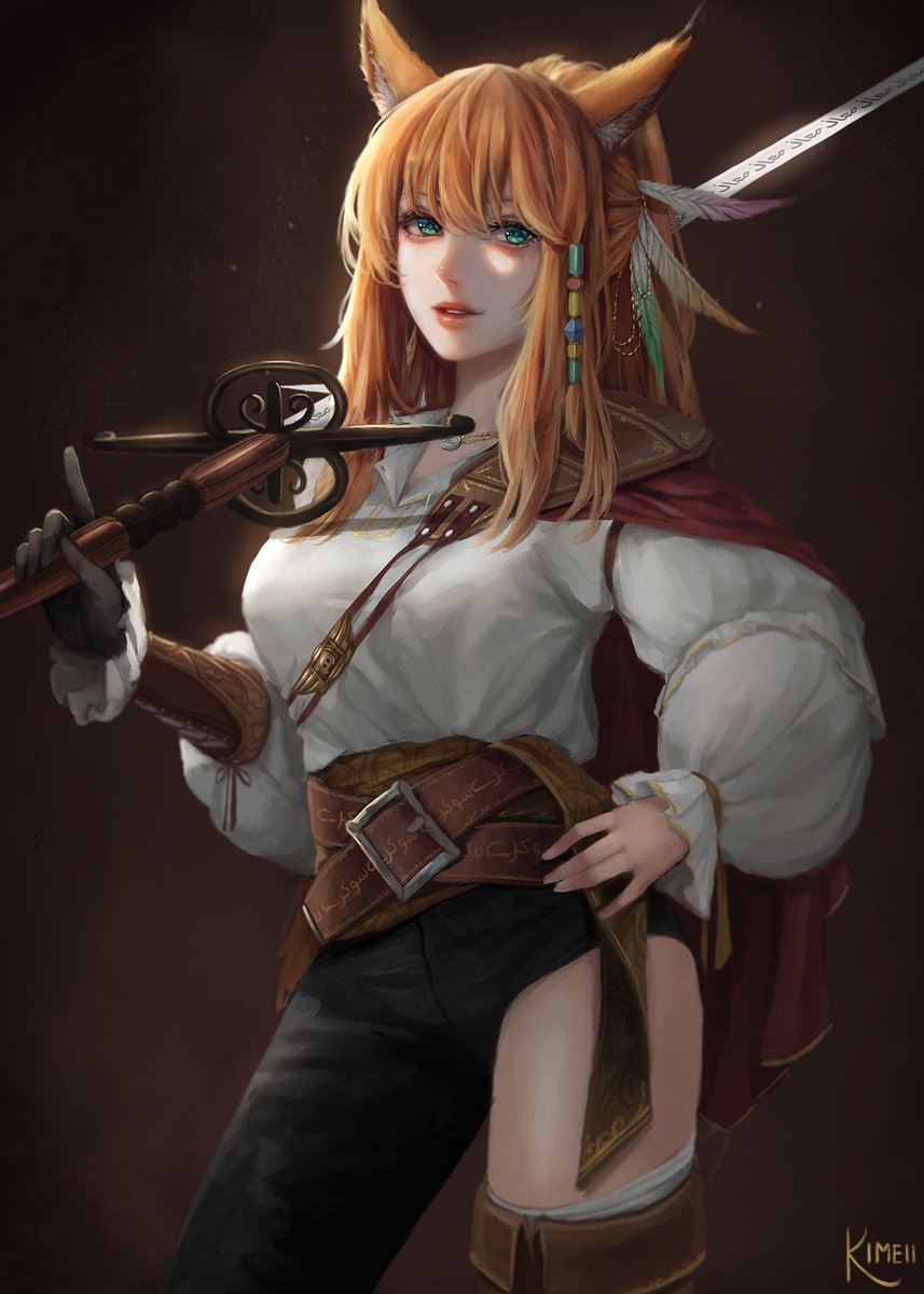 lynx. #anime #catgirl #zweihander