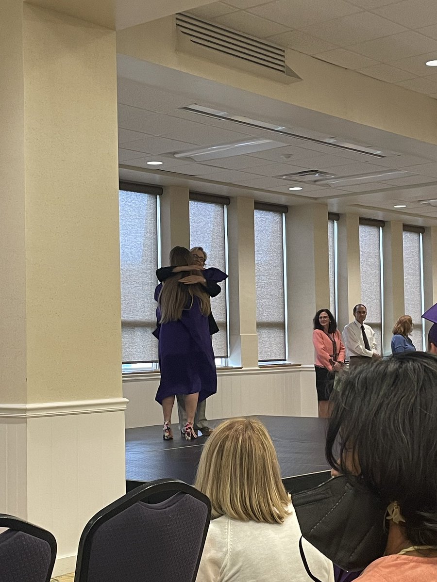 KaraEversole's tweet photo. It’s official, I have my masters. 

While there are countless people I could thank (e.g., you all!), I want to single out my mentor. I couldn’t have imagined a better mentor than Dr. Bernice Marcopulos, and the depth of my gratitude for her is immeasurable. https://t.co/2obU4BzsO5