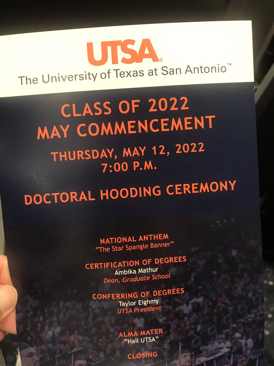HeatherTrepal's tweet image. A BIG congratulations to our Counselor Education and Supervision doctoral grads! @UTSACOEHD @UTSACounsDept #UTSAGrad22 @UTSA