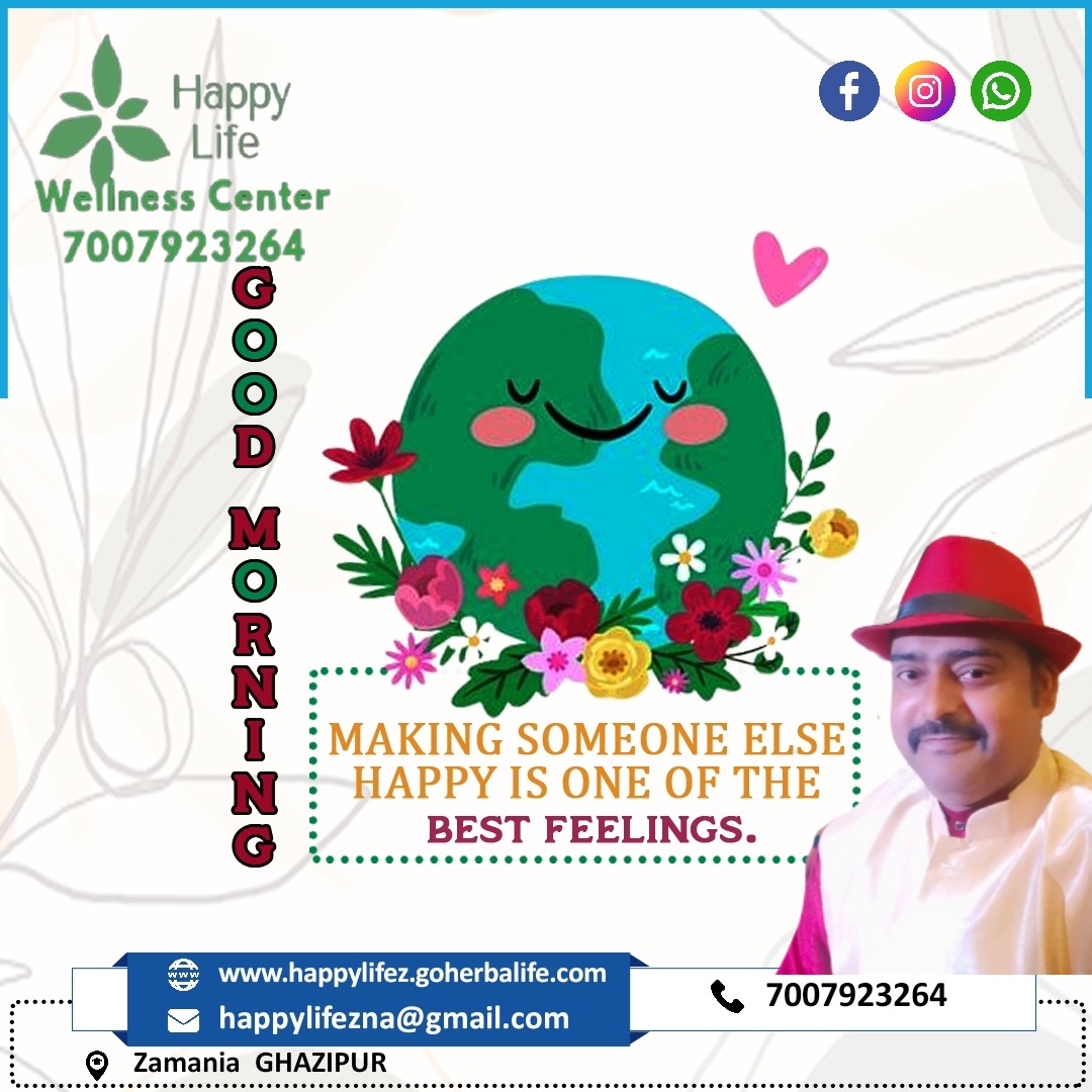 csinghrathaur's tweet photo. #Good #Morning  🙏
Making the world #healthier and #happier. 
#happylifewellnesscentre #happylifezna #happylife  #lifestyle https://t.co/KMOS9mkcjH