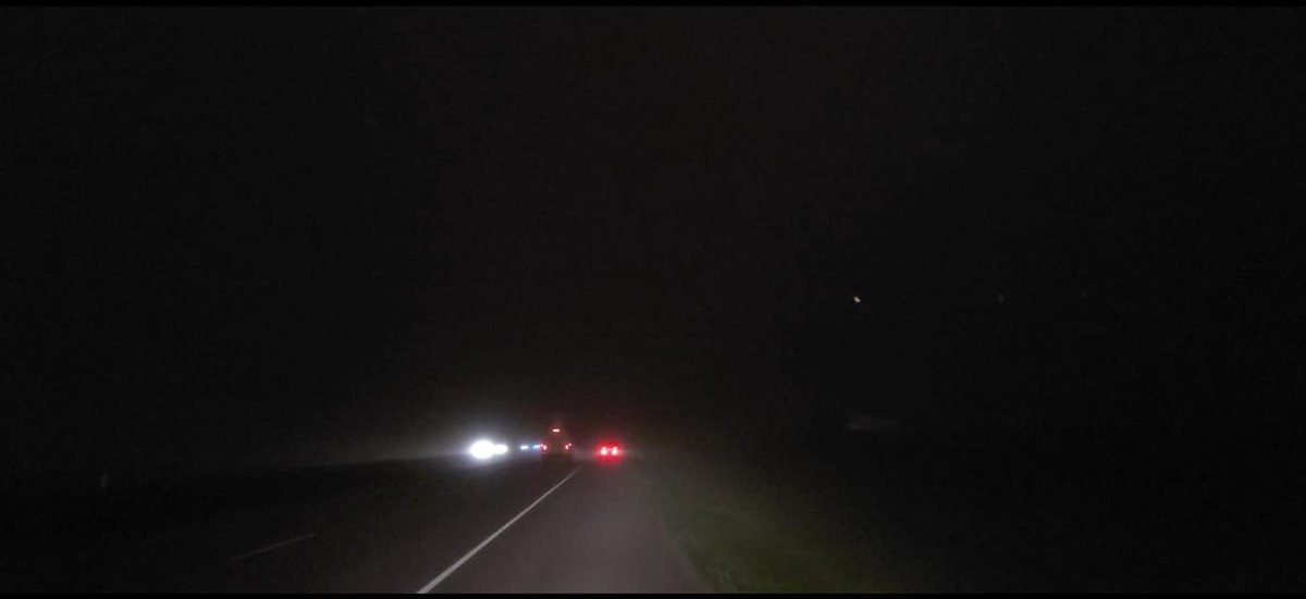 JamesWFMY's tweet photo. Before and after photos of the haboob rolling through I-90 between Sioux Falls and Hartford, South Dakota. Dust caused blackout conditions at 4:55 PM.
Shared by Jeff Van Horn.
#SDwx https://t.co/IvmN4SYX50