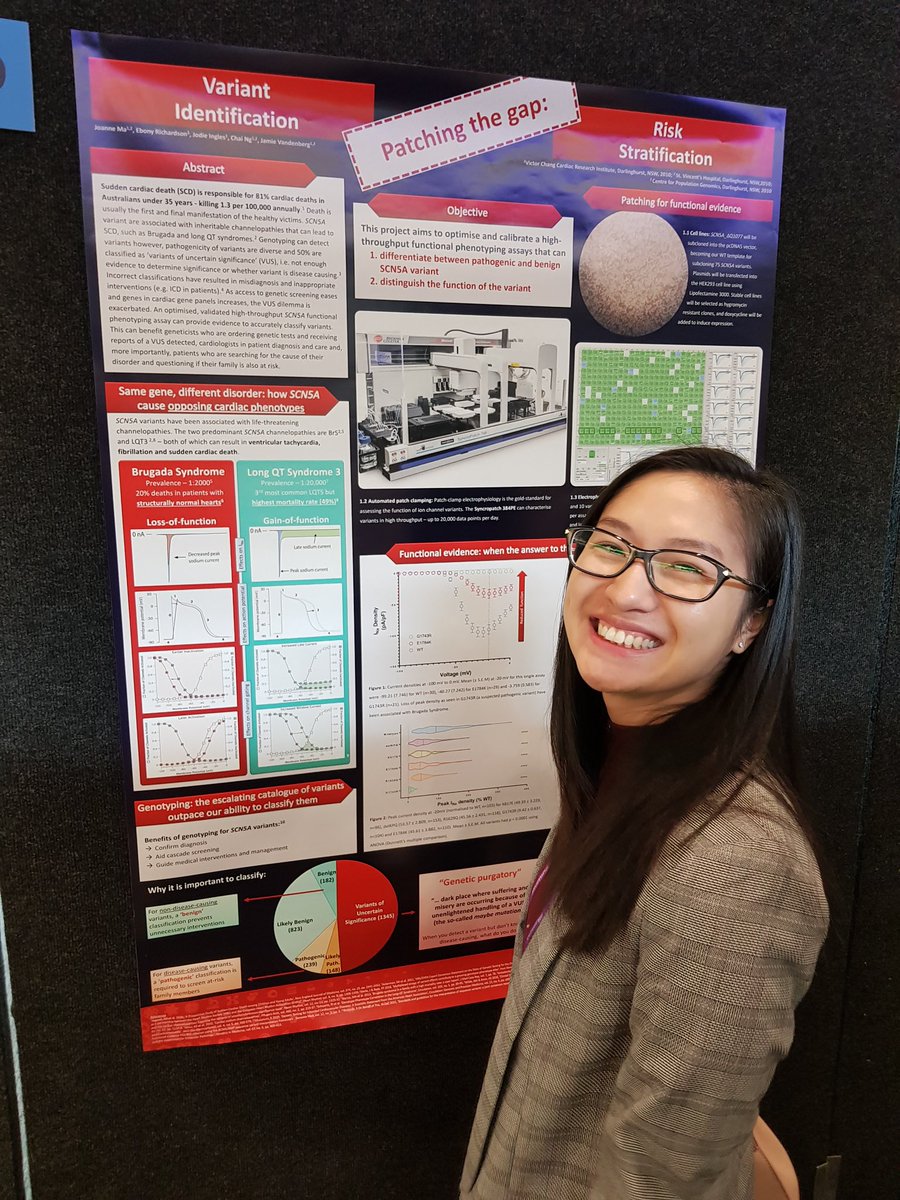 ChaiAnn_Ng's tweet photo. Attending #iccg2022 where Joanne presented a poster on her SCN5A APC assay using @NanionTech #syncropatch and I talked about my calibrated #KCNH2 functional assay according to @ClinGenResource recommendation, which would be in press soon. #CardioTwitter #iccg22
@VictorChangInst https://t.co/UtKK9FQg1j