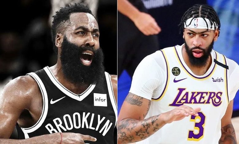 ProphetX_Hoops's tweet photo. Sources: Lakers' owner Jeanie Buss has prepared a "league altering" offer to send to the 76ers for James Harden.

The offer is reportedly centered around Anthony Davis and THT. https://t.co/pEWvxSIW6m
