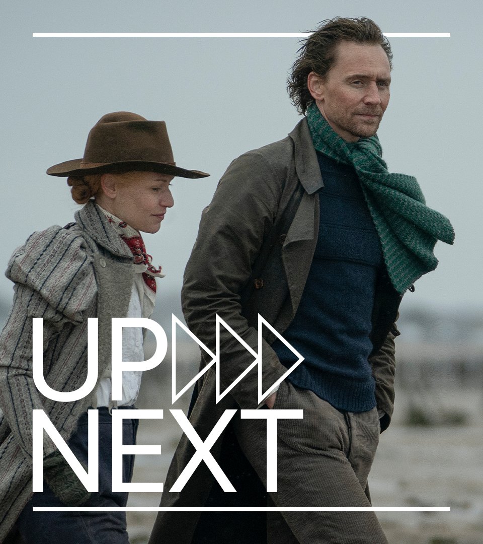 AppleFilms's tweet image. Here&apos;s what&apos;s coming up next for May 12: 

#EssexSerpent 
Series Premiere, Ep 1-2

#GreatnessCode
S2 Premiere, All Episodes

#ShiningGirls
S1, Ep 5

#TehranTV
S2, Ep 3

apple.co/_AppleTVPlus_