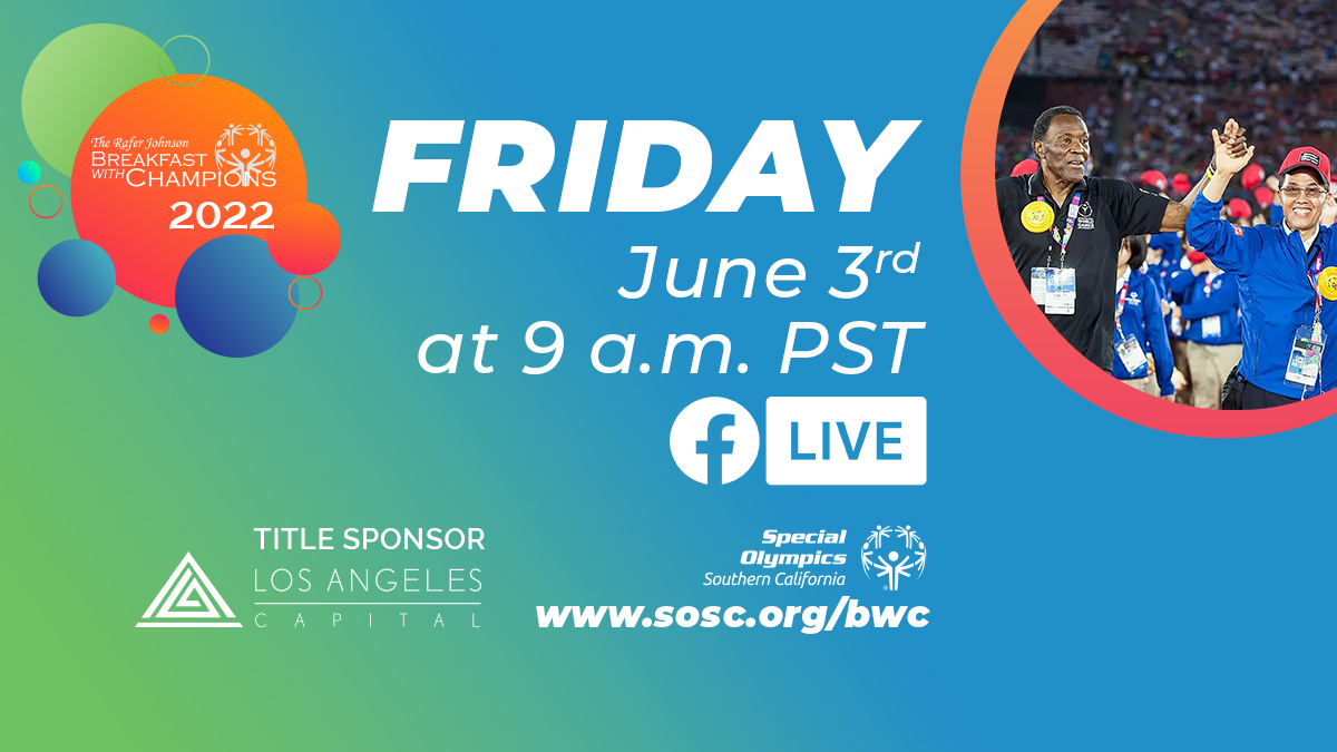 SOSoCal's tweet photo. Sponsor an athlete! 🎉

All generous donations of $100 or more will receive a limited edition 2022 Rafer Johnson Breakfast With Champions medal. 🏅 

Learn More: https://t.co/sQPzS0MC1z 

#WeAreSOSC #SOSCBWC #BreakfastWithChampions https://t.co/yEJiU9xJUn
