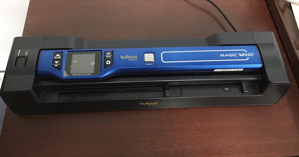 GitEmSteveDave's tweet photo. For all you sickos, it’s a handheld scanner that also works with its own powered dock. #MindsInTheGutter https://t.co/aCWXvQdlKQ