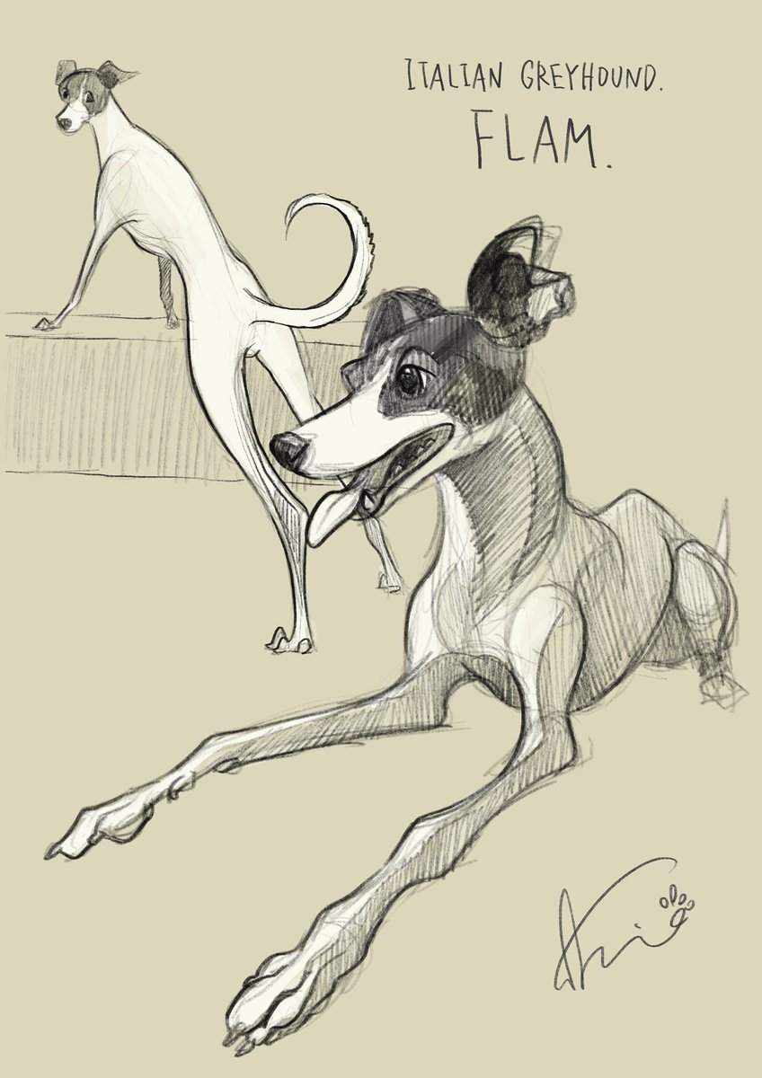 #愛犬の日
絵描きが出来る最高の愛情表現。 