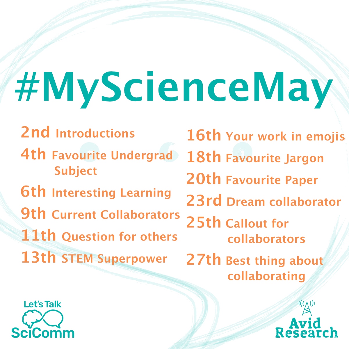 avid_podcast's tweet photo. It's Friday the 13th! Not talking superstitions here.. talking super powers for #MyScienceMay.. what are you just awesome at, what is your STEM superpower? Do you make awesome figures, choose great statistical methods, tell great stories, have some ticktok powers? https://t.co/GaPh4vIxKo