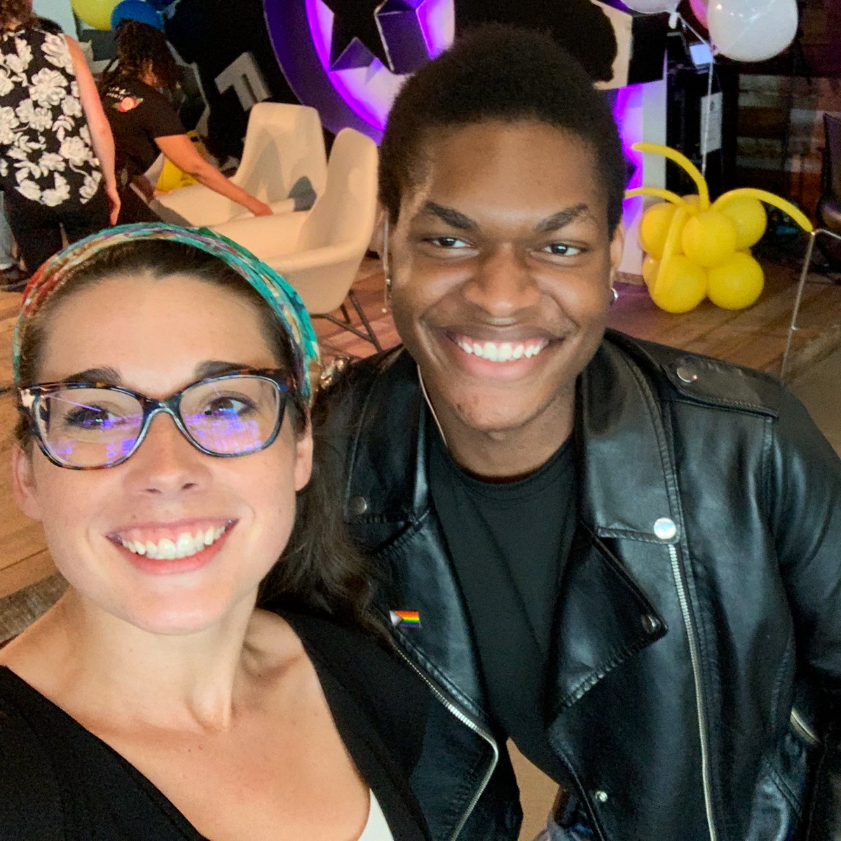 CarleyDeardorff's tweet photo. From one incredible event @CFDiversity to another. I’m in awe today. Thank you @thatbrooke &amp; @WeAreDivInc for inviting me to  @austinwoman! And huge shout-out to @HaleyEGuerin &amp; @theessenceofg for an INCREDIBLE #AccessibilityinTech summit. Inter generational love all around. 💞💜 https://t.co/dAPqJOi81t