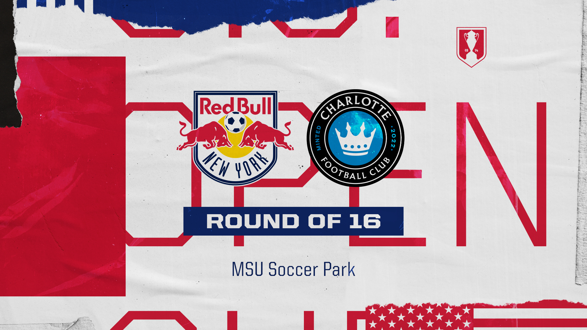 New York Red Bulls It S Official We Will Hosting Charlottefc At Msu Soccer Park In The Usoc22 Round Of 16 Date And Time Are Tbd Tickets Will Go On Sale