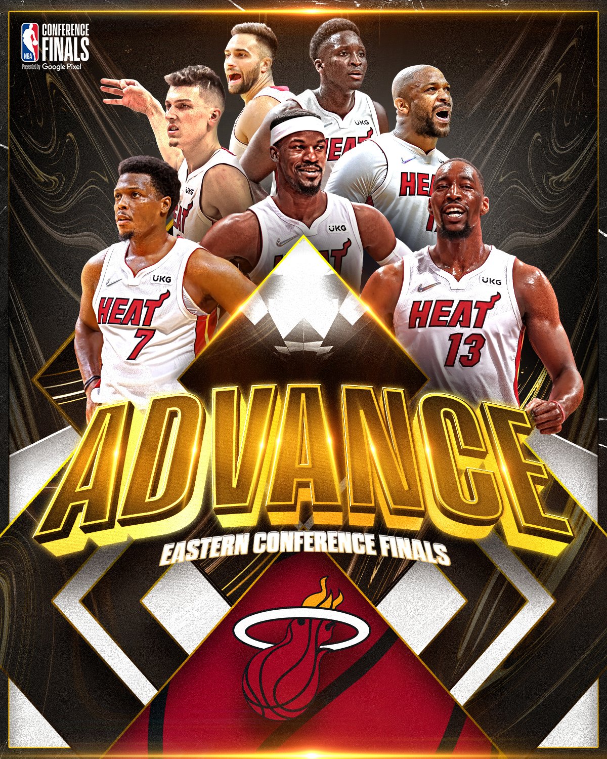 NBA on Twitter "The MiamiHEAT win Game 6 and advance to the Eastern