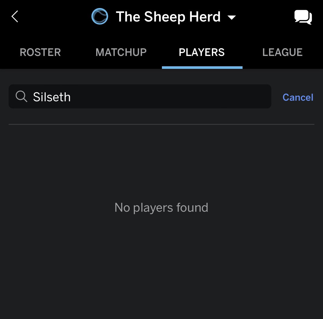 bigdaddy_bbfl's tweet photo. Hey @ESPNFantasy this man is on the bump tomorrow and he literally doesn’t exist on your app. They doin you dirty my man @Chase_Silseth https://t.co/8bOpDzWX6a