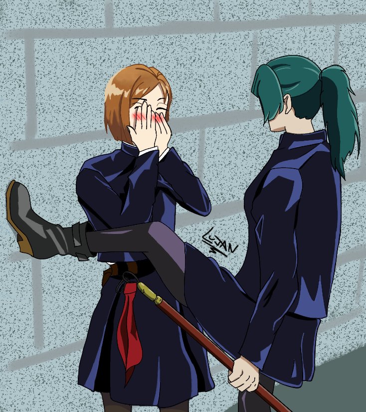 Ioveuellie's tweet image. Hice algo #nobamaki #nobarakugisaki #makizenin #jjk