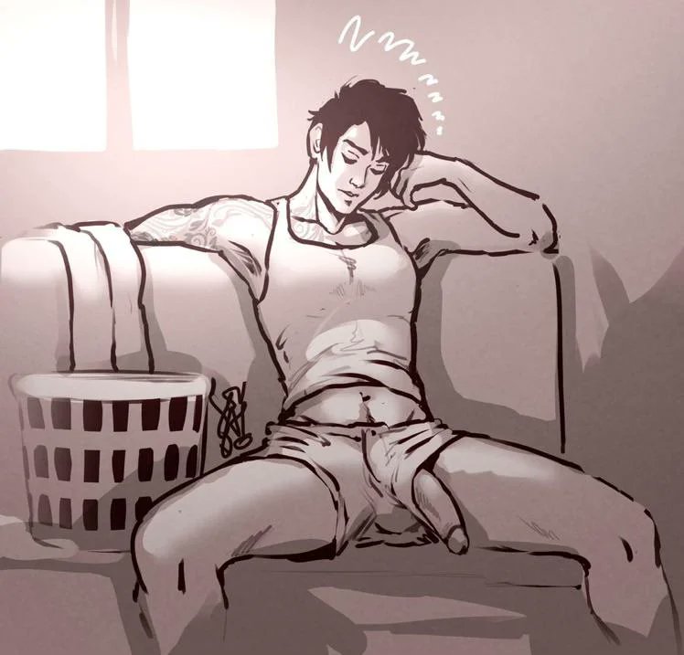 Oh noo~. Habiki fell asleep on the couch while waiting for his loundry was done. Hopefully his roommate dosen't find him~

#LewdRP #eroticrp #nsfwrp #openrp #rp #sexrp #hentairp #opendms