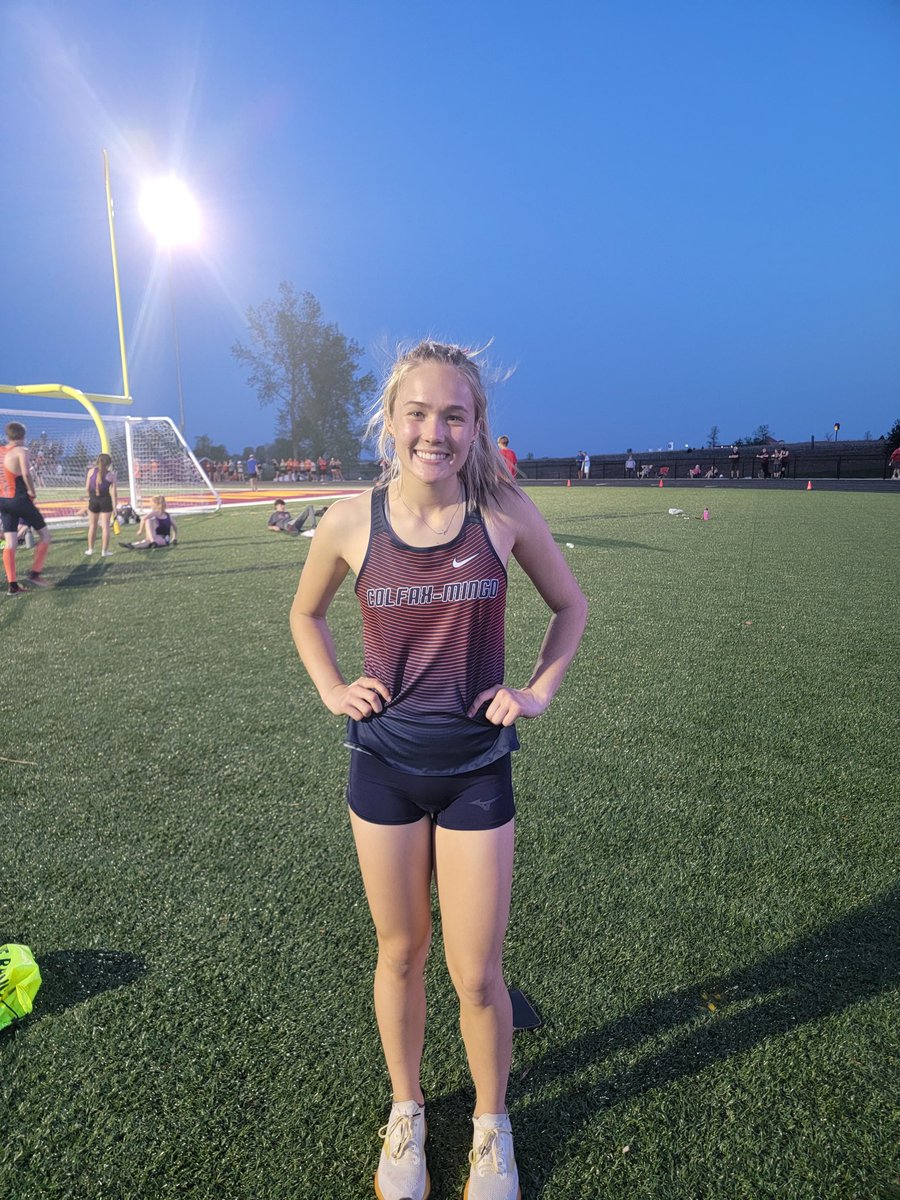 TICKET PUNCHED!!! CONGRATS Carley Underwood!! 1st place in 100M Hurdles!!