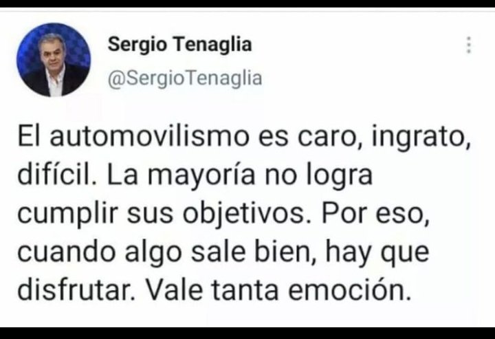 fdellacquaa's tweet photo. Antes de cada carrera, una vez que todo está cargado me pongo 2 minutos a leer esta frase del gran @SergioTenaglia , lo difícil que es... por eso se disfruta cada segundo adentro de una pista, la que sea, con lo que se pueda, la pasión no se negocia ❤️‍🔥 https://t.co/3SeOOOztK3