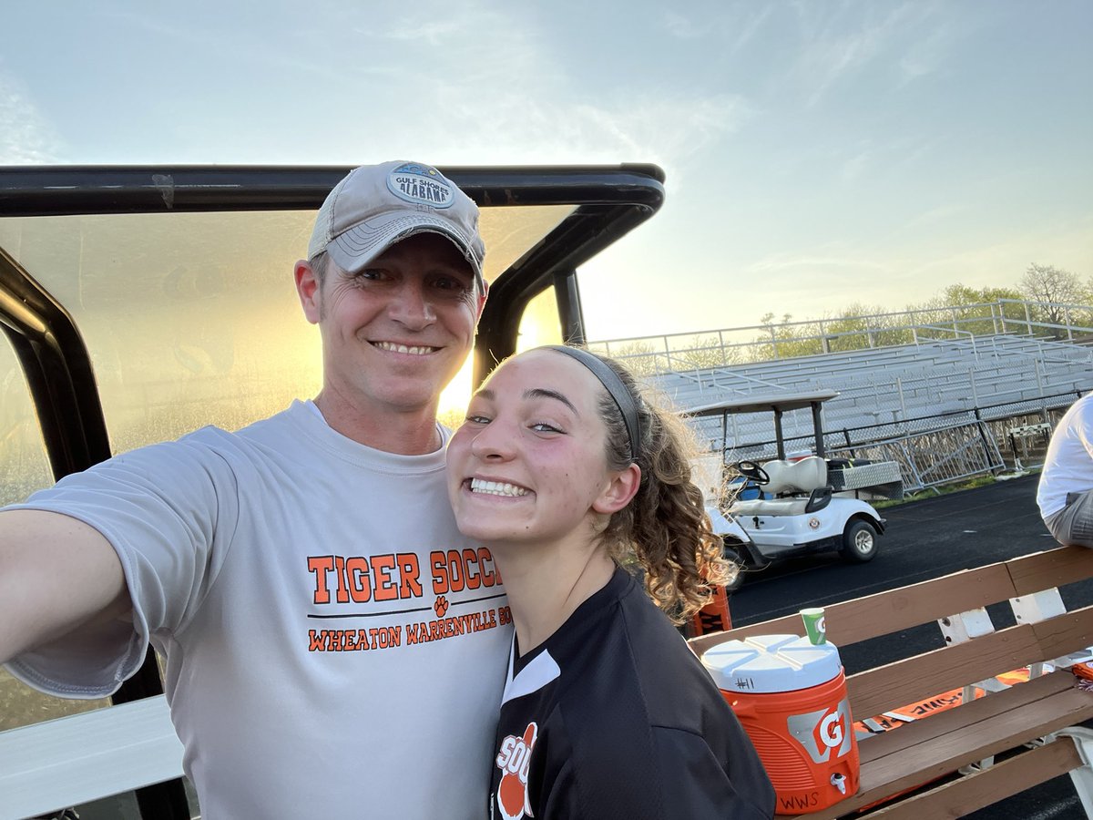 MrStaj3's tweet photo. Humbled beyond words to represent @oliviavassios tonight for Teacher appreciation night during our Senior night festivities. Good things are headed your way kiddo! #boilerup #tigerpride @wwsouthsoccer https://t.co/RDDOuZTS22