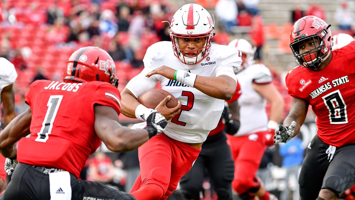 #AGTG 🙏🏽 Blessed to announce that i have received my first d1 offer from the University of Arkansas State <a href="/CoachShalala/">Jon Sebastian Shalala</a> <a href="/Sevier5/">Robby Sevier</a> <a href="/TViewWolves/">Timberview "The Pack" Wolves</a>