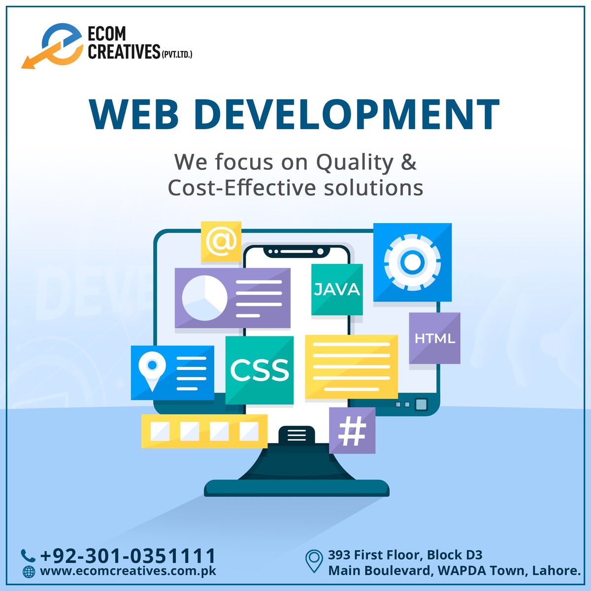 CreativesEcom's tweet photo. We are providing the best website designing and web development services in Lahore. Our developed websites are specially made for online business, which boosts sales online.
☎️ +92-301-0351111
🌀 https://t.co/SL9sKIV2Iq
#ECommercewebsite #ECommercewebsitedevelopmet #onlinestore https://t.co/RXu4upPpVK