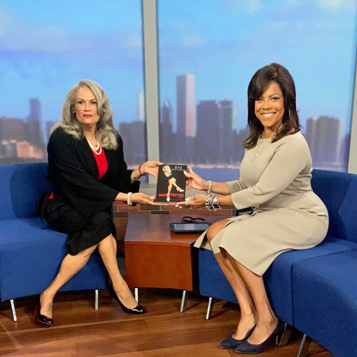 I set in studio today with @mmaterre @wgntv for #peopletopeople to discuss my memoir Unprotected: A Memoir You can watch the interview this Saturday and it repeats on Sunday! Book release May 18th Pre-Sales currently at Amazon and Barnes and Noble online. 📕Link in Bio